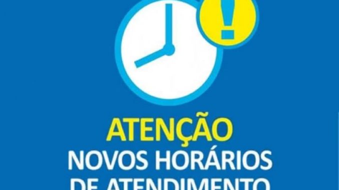 Novo Horário De Atendimento 9458