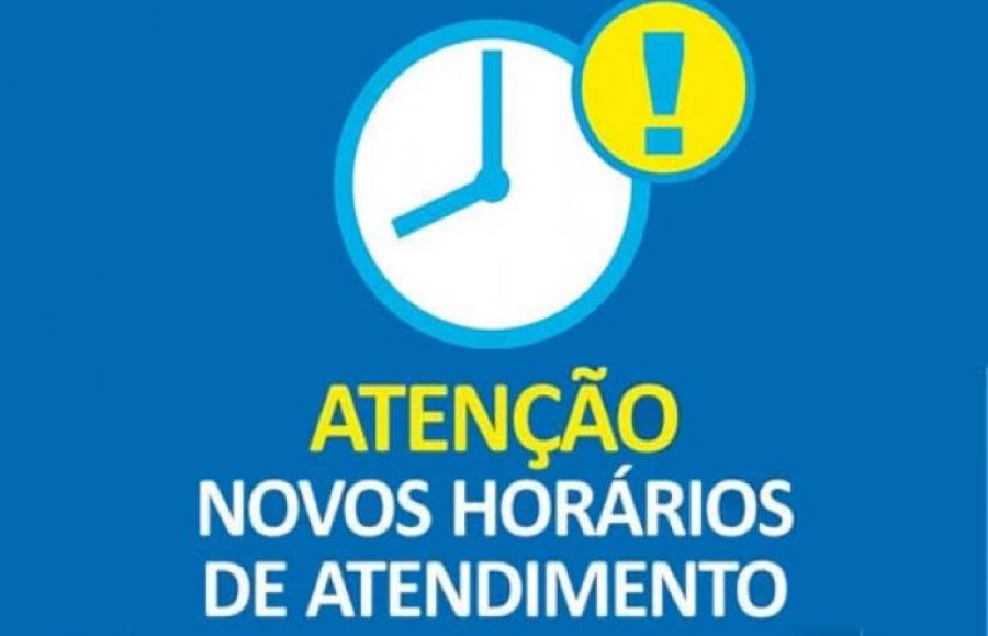 Novo Horário De Atendimento 8957